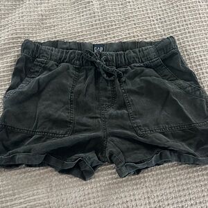 GAP Women's Charcoal Drawstring Lounge Shorts